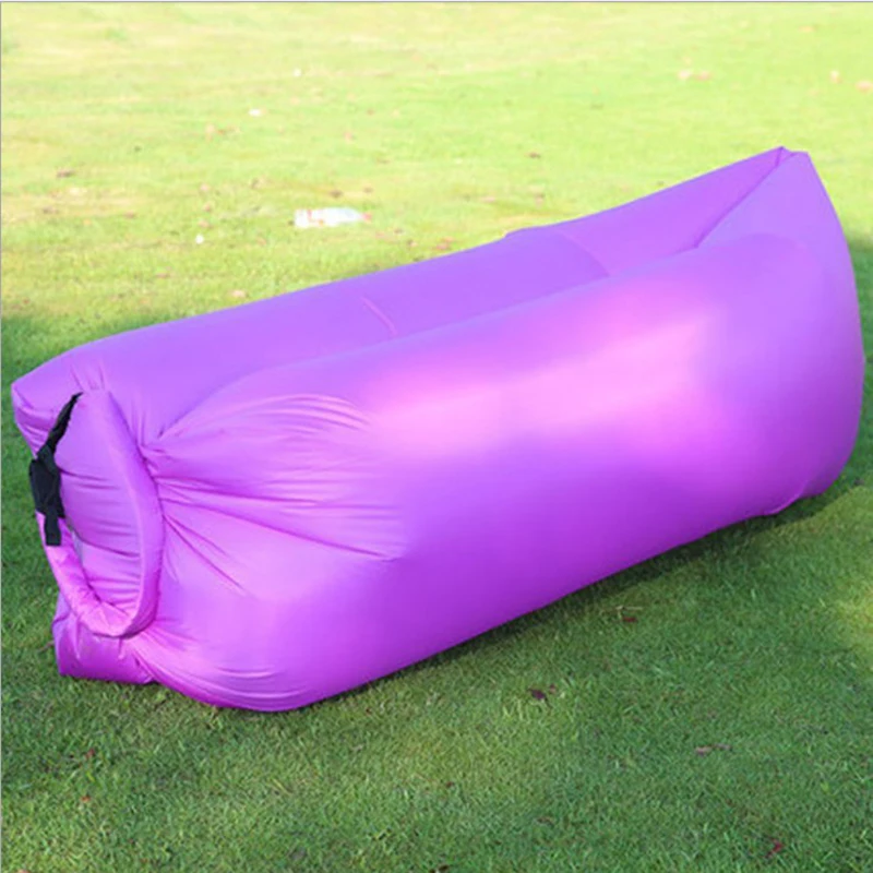 2025 summer fashion outdoor portable air sofa Environmentally friendly safe airbed style foldable inflatable sofa