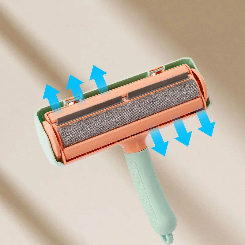 JC Wholesale Hair Remover Roller Sticky Reusable Lint Dog Cat Brush Removal Portable Plastic Animal Self Cleaning Roller