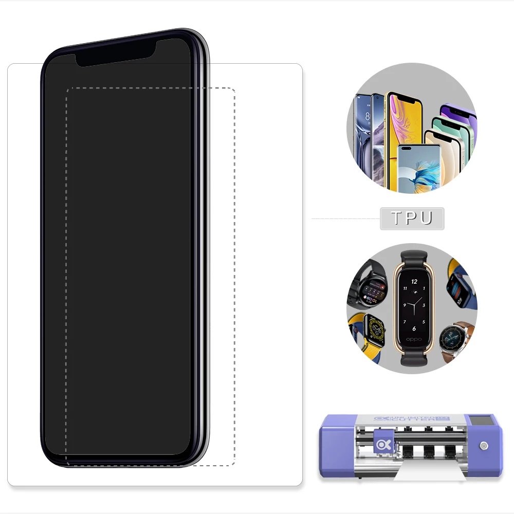 High Clear Hydrogel TPU Film Soft Screen Product HD/Matte/Anti-blue TPU Raw Material For Unlimited Screen Protector Machine