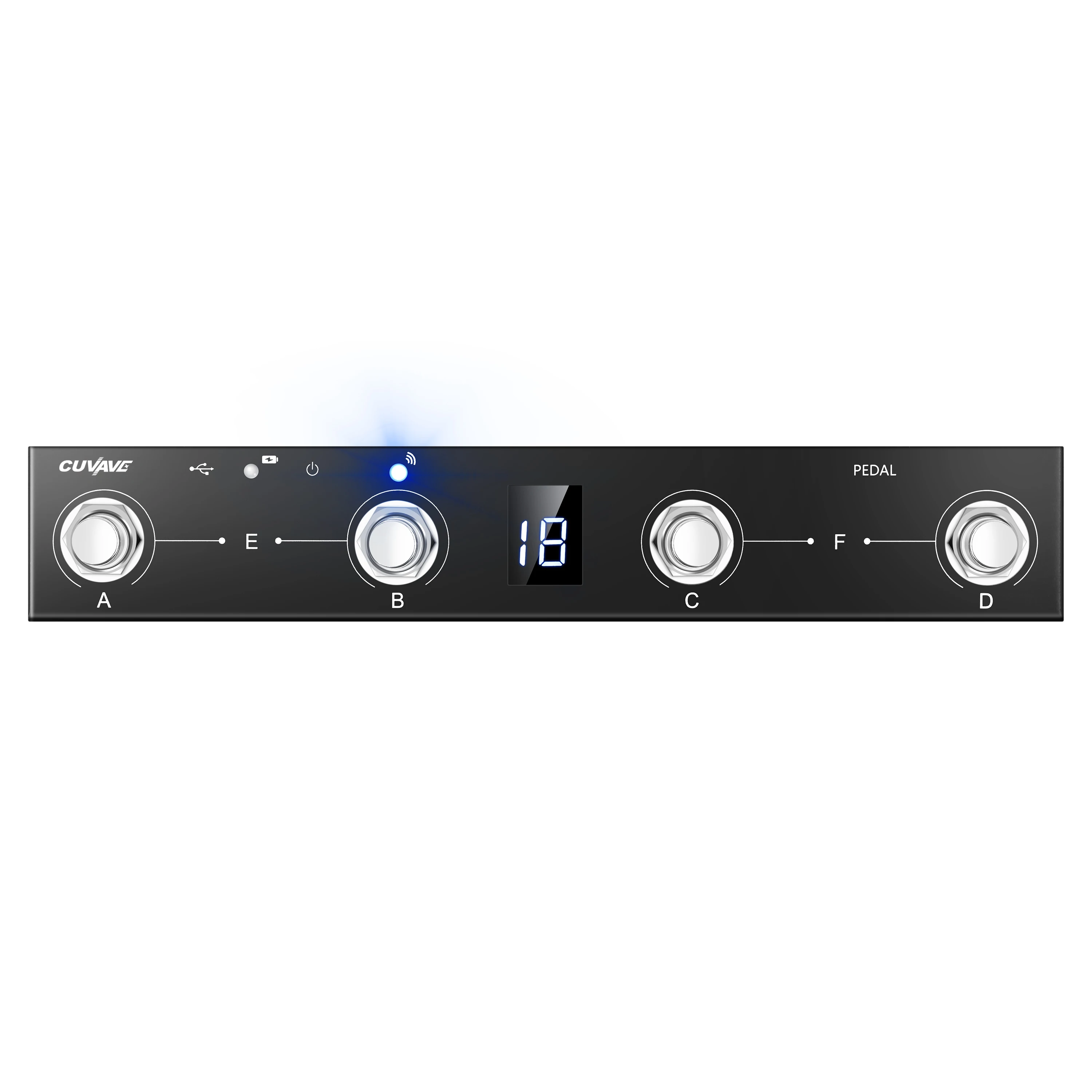 Портативный MIDI ножной контроллер педали управления приложением M-VAVE шоколада BT беспроводной Контроллер перезаряжаемый
