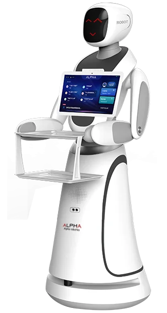 restaurant catering food waiter artificial humanoid intelligent automatic slam navigation factory price delivery serve robots