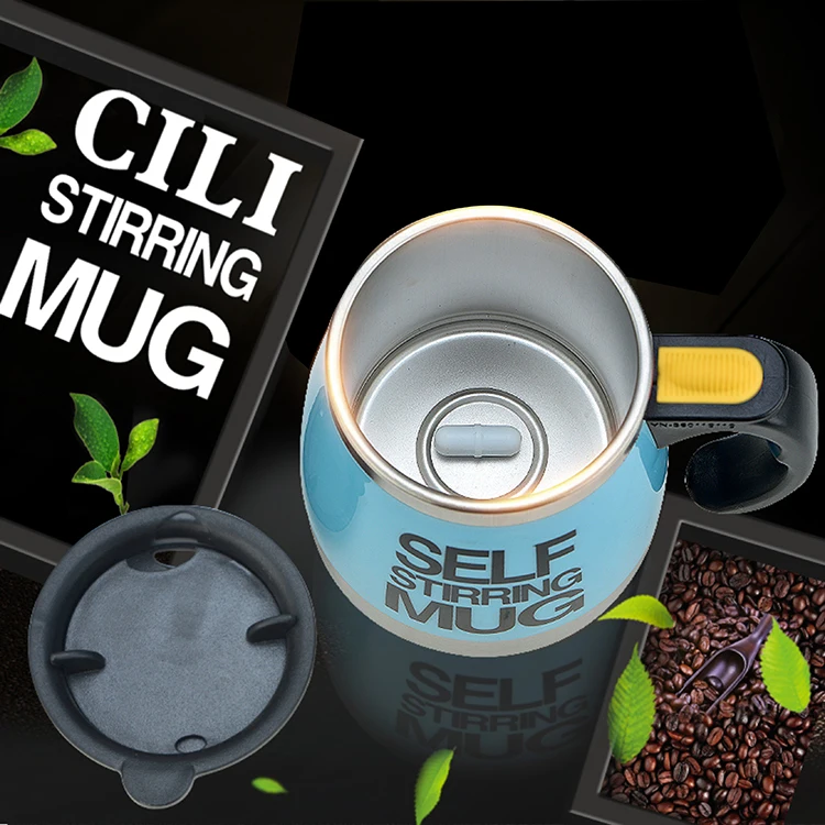 Self Stirring Auto Mug Mixing Coffee Cup Electric 450ml Coffee Milk Mixing Cup