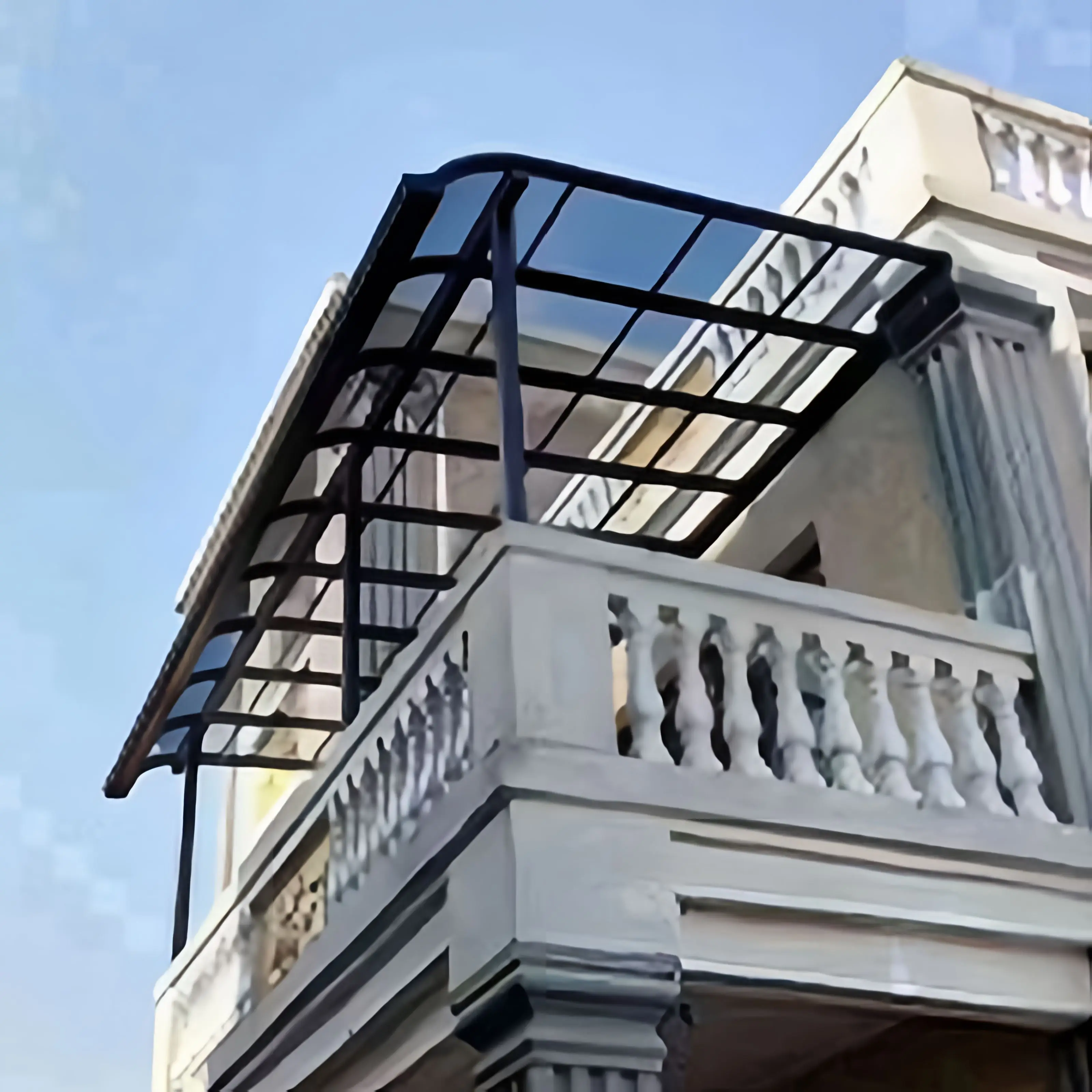 Hot Selling Product Aluminum Carport Polycarbonate M Shape Carport Shelter Aluminum Awning  For House Garage