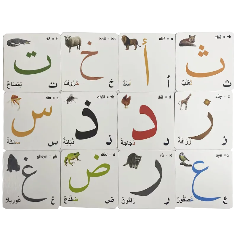Suba Factory Custom Educational Alphabet and Number Learning Toys Gift Flash Card for Preschool Kids
