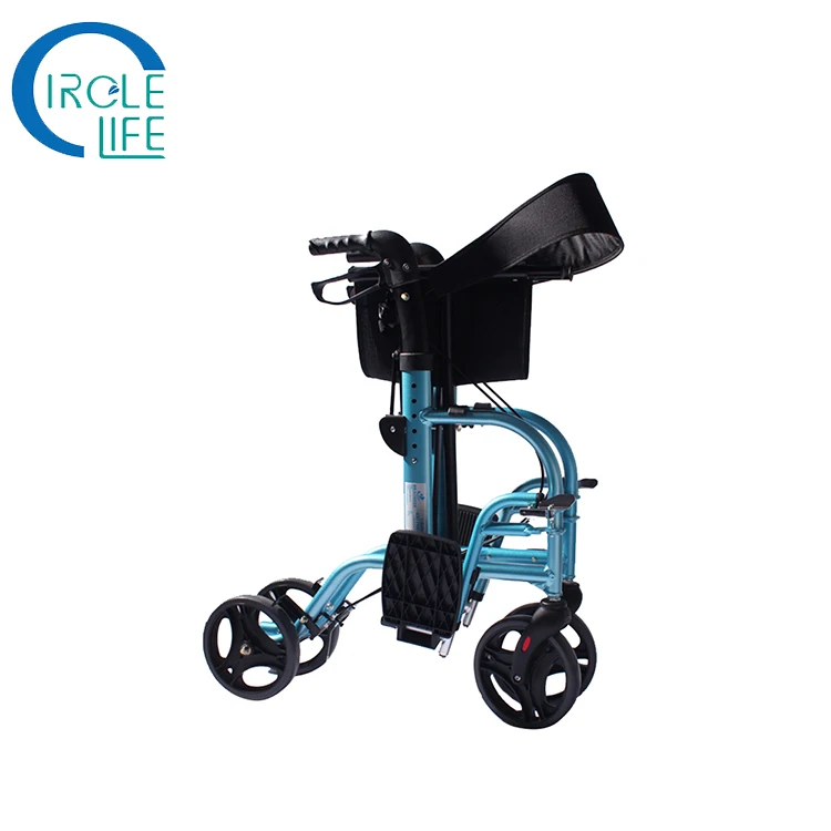 Portable Rollator Foldable Aluminum Rollator Walker