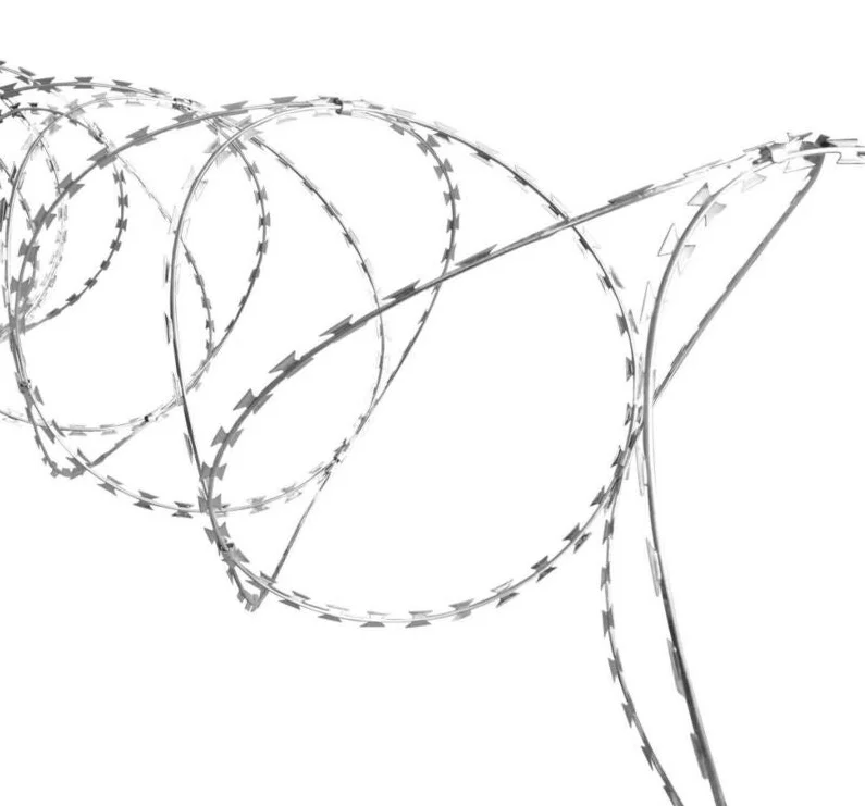 Anti Intrusion Concertina Razor Barbed Wire For Fence Waterproof