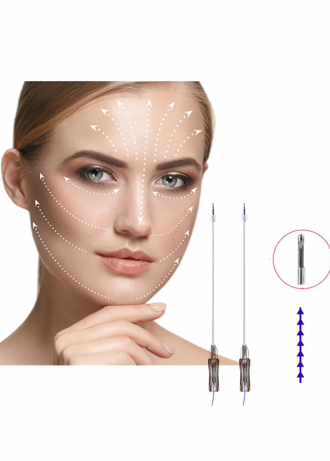 Korea Face Nose Lift Disposable 3D 4D 6D Cog Thread Pdo Thread