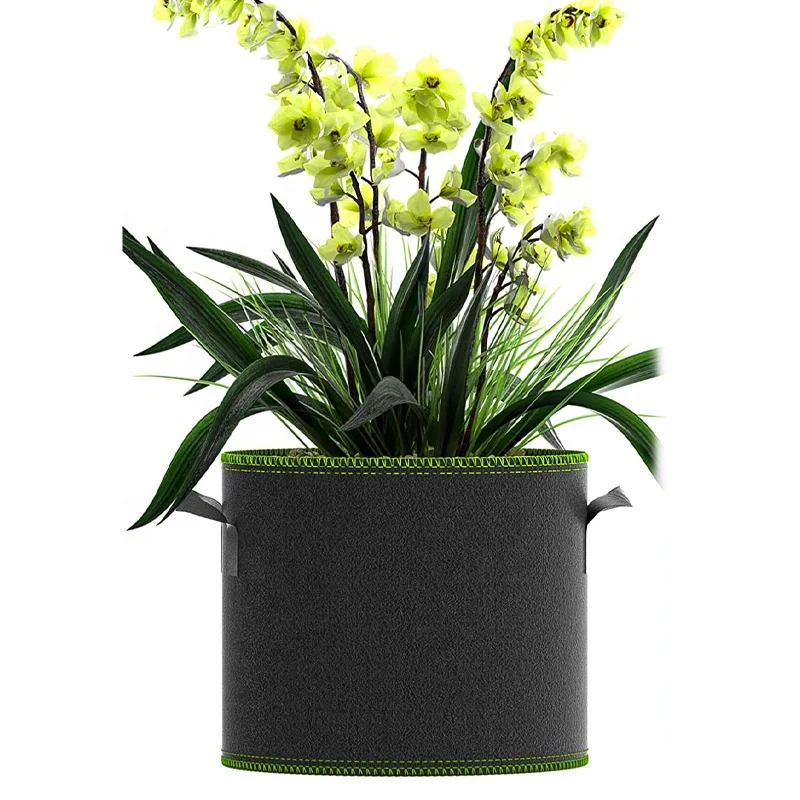 3 5 7 10 15 20 25 30 100 Gallon Non Woven Planter Grow Bags Aeration Fabric Pots Garden felt grow bags