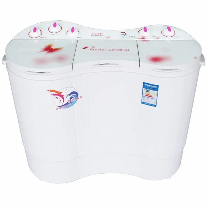 Полуавтоматическая двухцилиндровая Бытовая многофункциональная стиральная машина