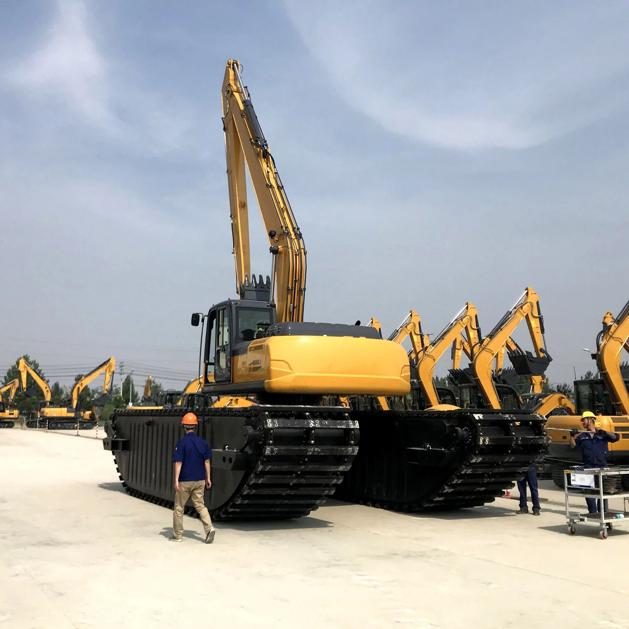 Гусеничный Экскаватор XE215SLL XE220SL подводный экскаватор-амфибия 22 тонны для продажи