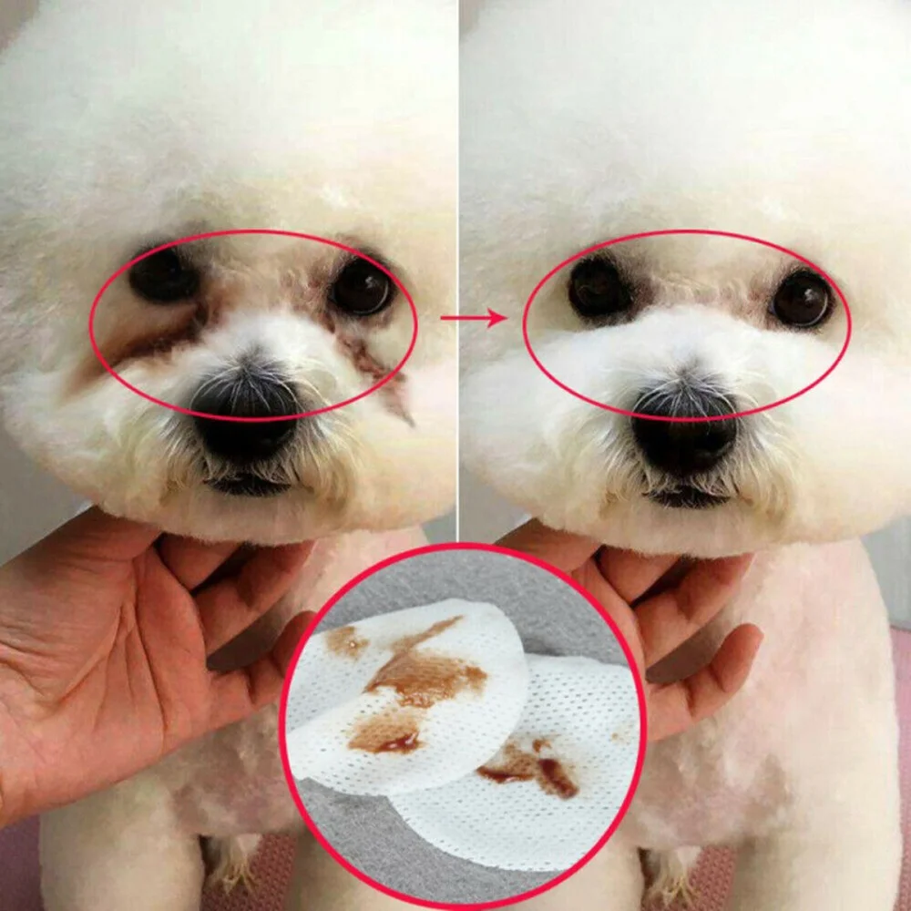 Sohpety Bamboo Cat Pet Dog Grooming Cleaning Teeth Eye Wet Cleaner Wipes Organic For Dogs Pets