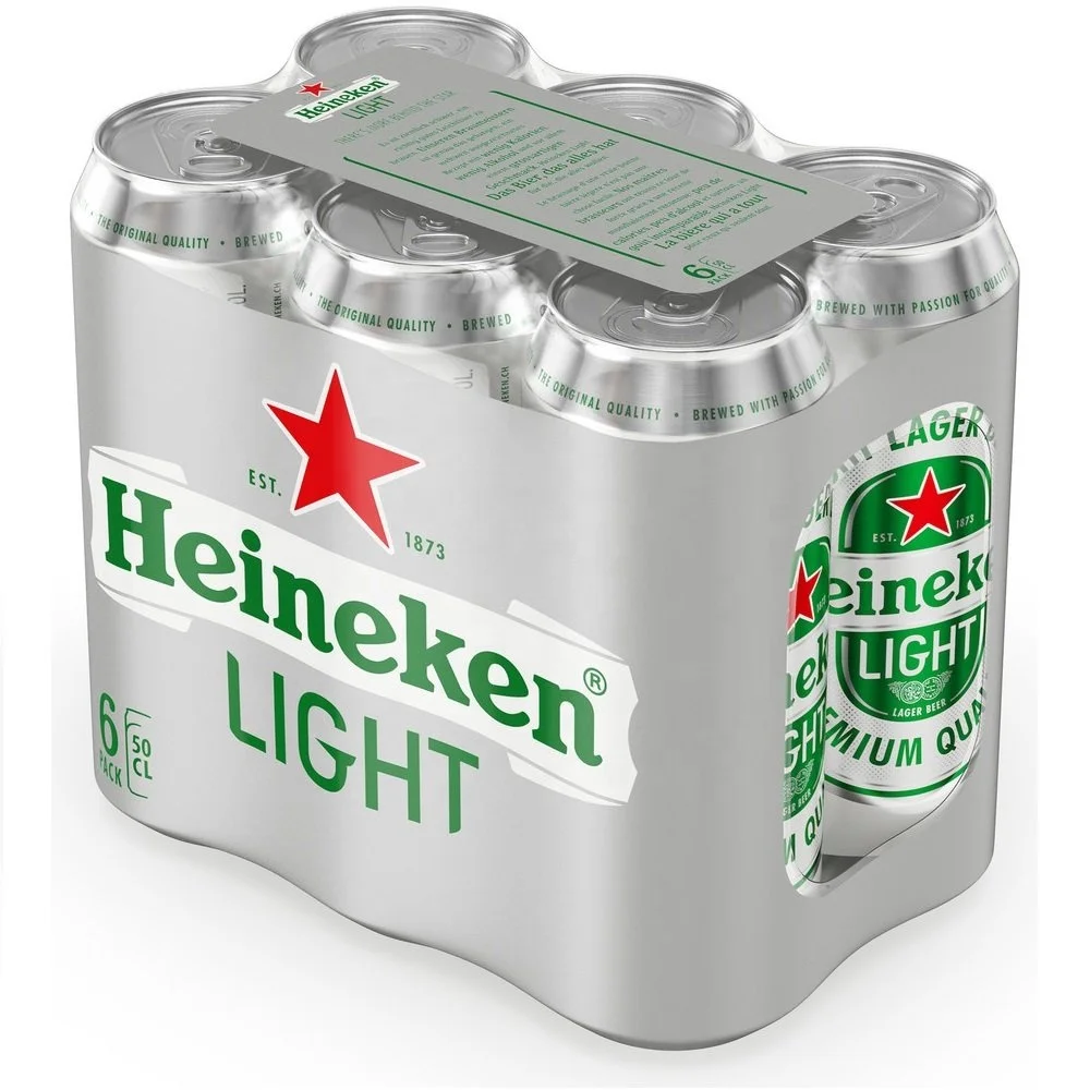 Оптовые поставки сыпучих бутылок и банок пива Heineken 330 мл по