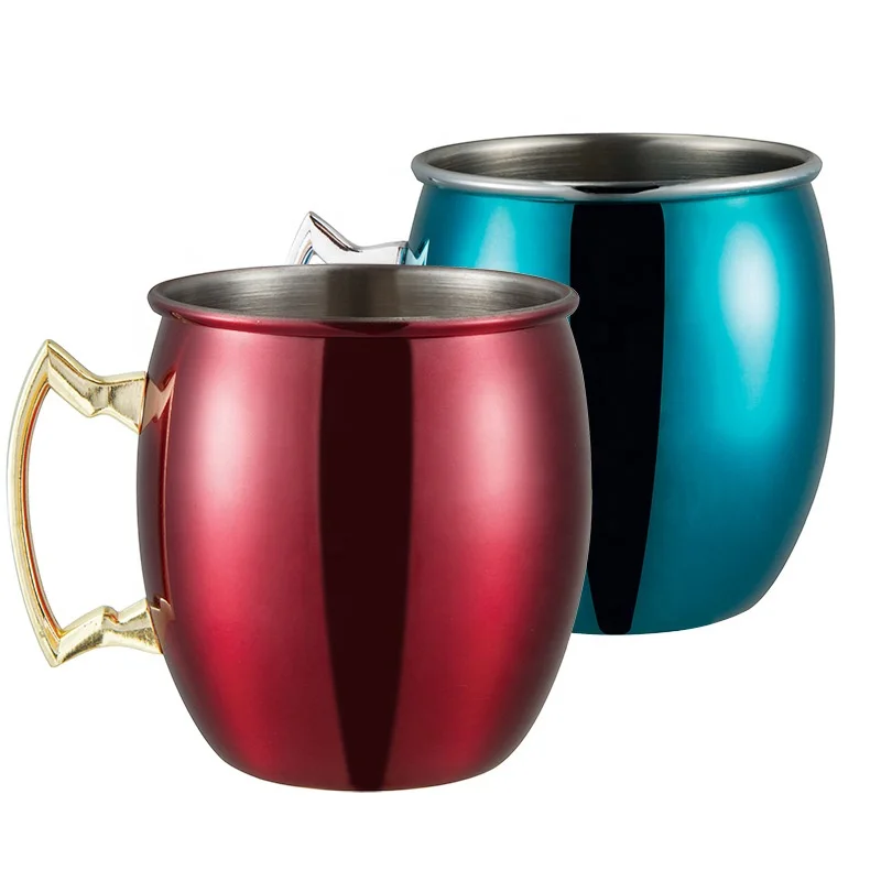 Top-selling copper plating moscow mule mug moscow mule mug stainless steel moscow mule copper mugs set of 4