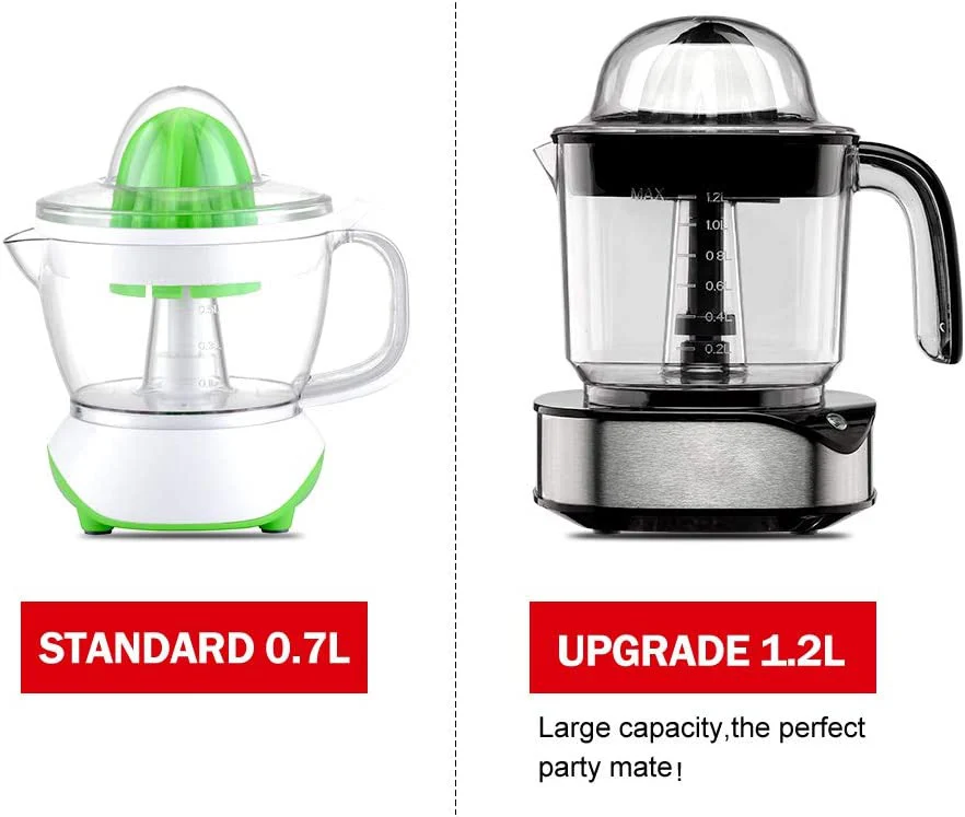 Electric Citrus Juicer 1.2L Large Volume, Orange Juicer with Powerful Motor and LED Working Lamp, Electric Lemon Squeezer