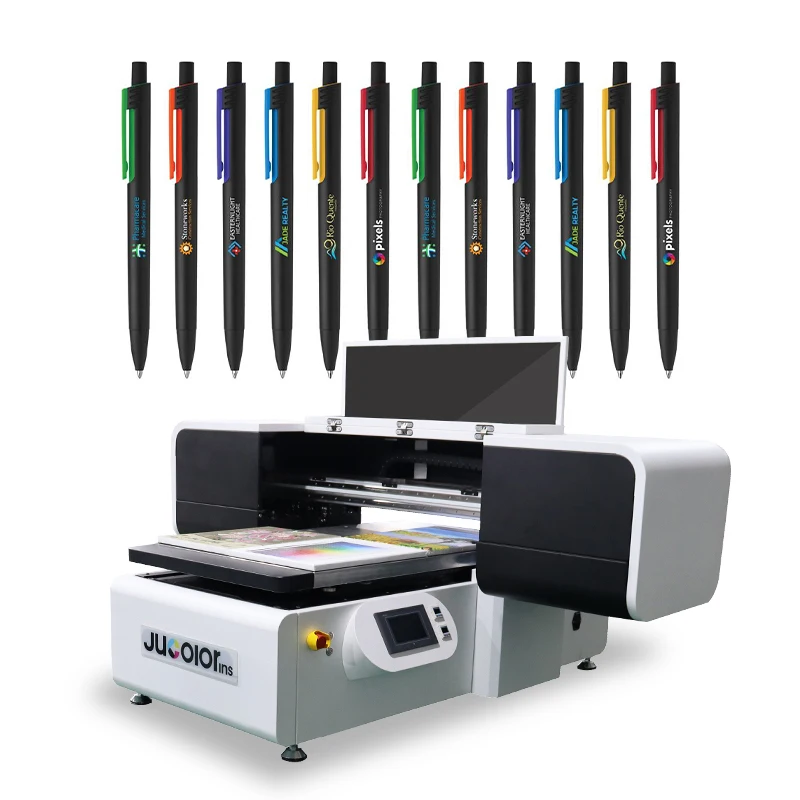 High quality 61cmX91cm UV flatbed printer Wood box Pens Golf balls Shoes A1 6090 UV flatbed printer