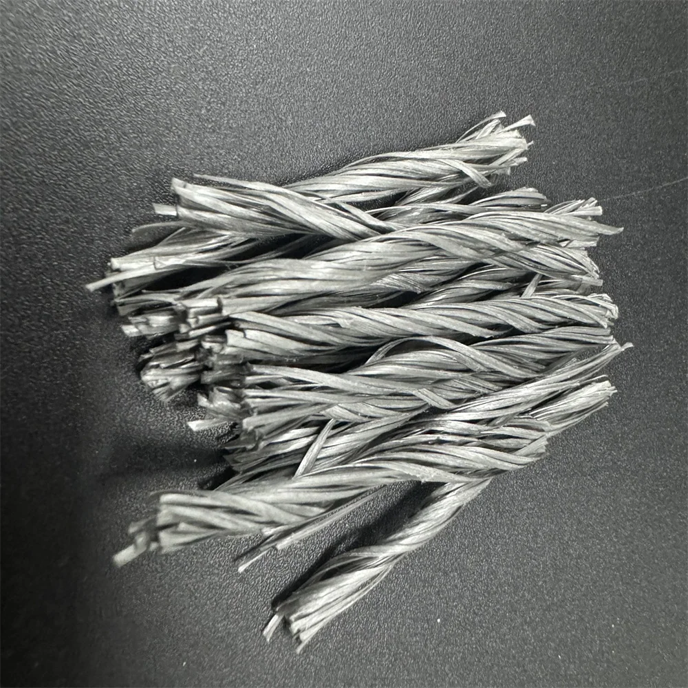 PP Twist Fiber PFRC Used In The Construction Of Underground Structures To Improve Their Cracking Resistance And Durability