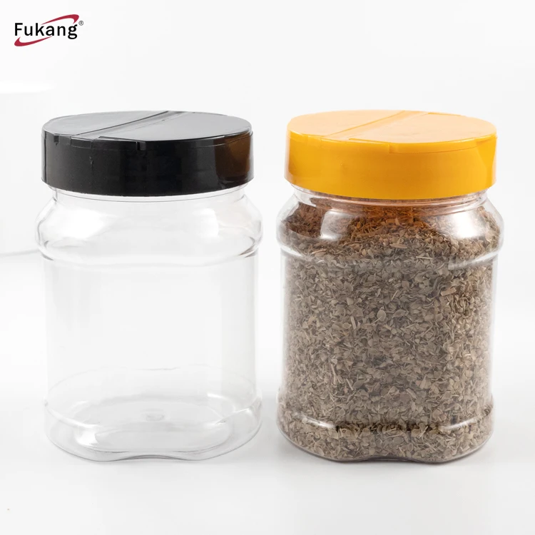 New 300ml Plastic Spice Jar, 10 oz Salt and Pepper Shakers, Pet Jar for Spices powder