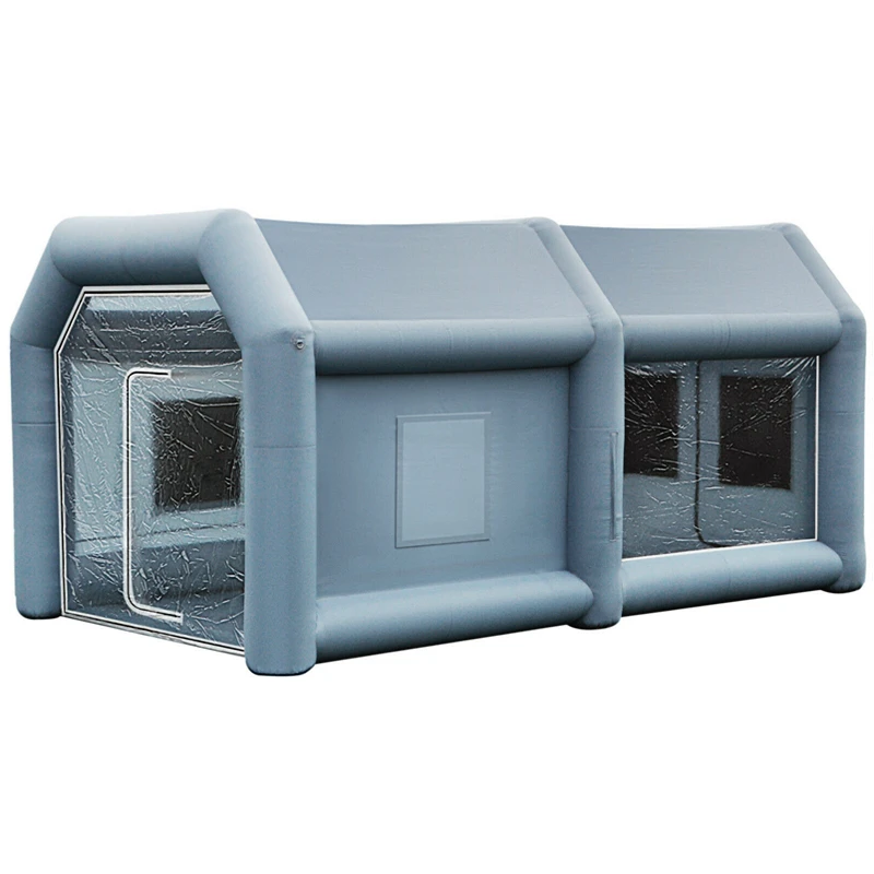 
Customized durable spray chamber, inflatable car spray paint booth with filter 