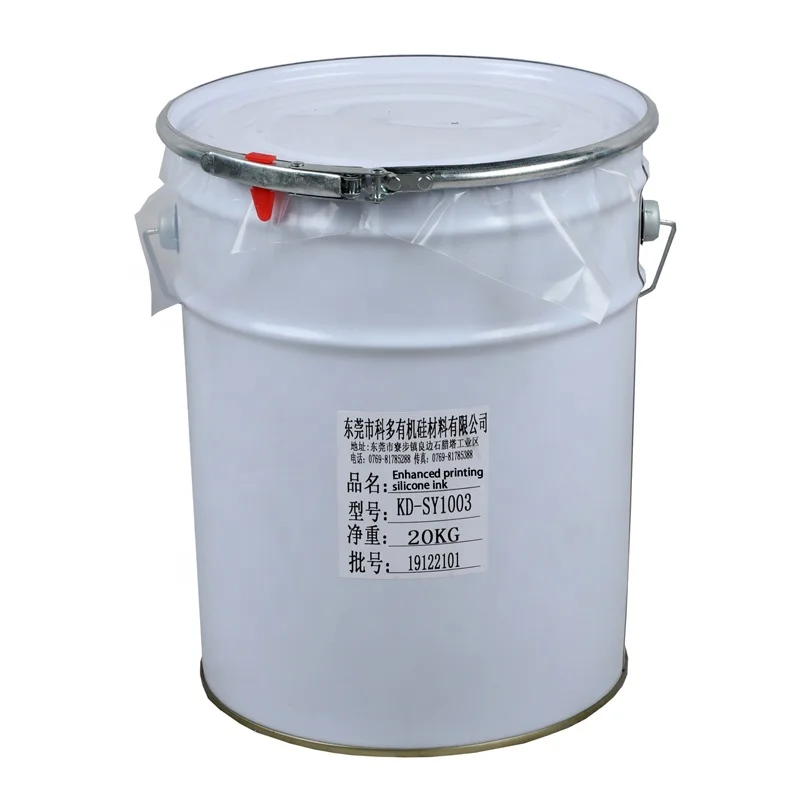 Liquid silicone plastisol ink for leather screen printing/silicone transfer printing