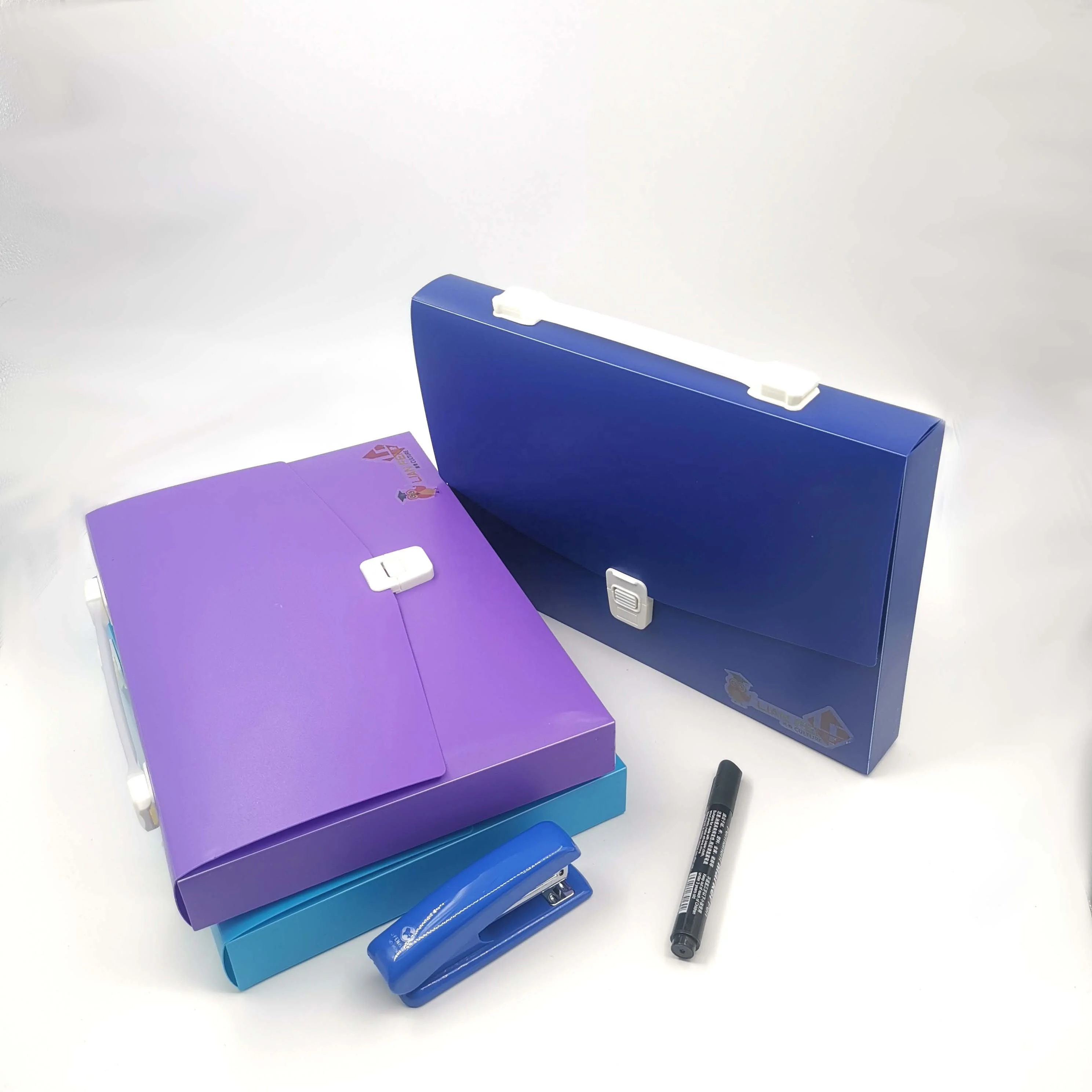 A4 Refillable PP PLASTIC Functional document bag white soft handle action case