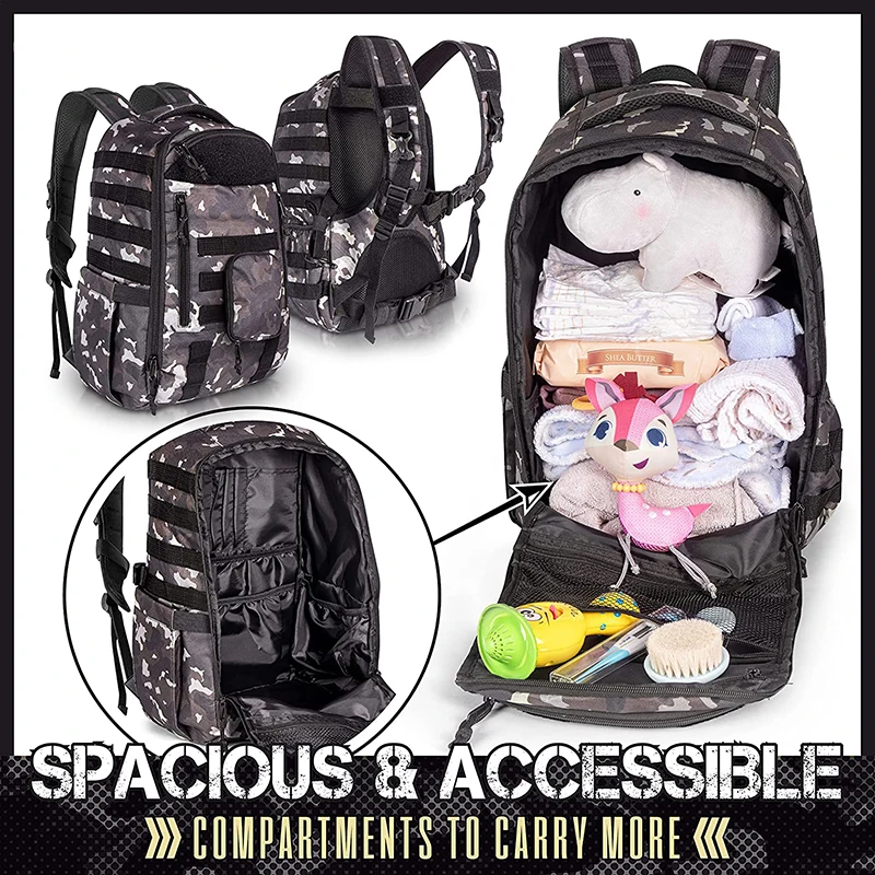 Rear Facing Baby Baby Carrier for Men Front Baby Holder Tactical Vest Backpack