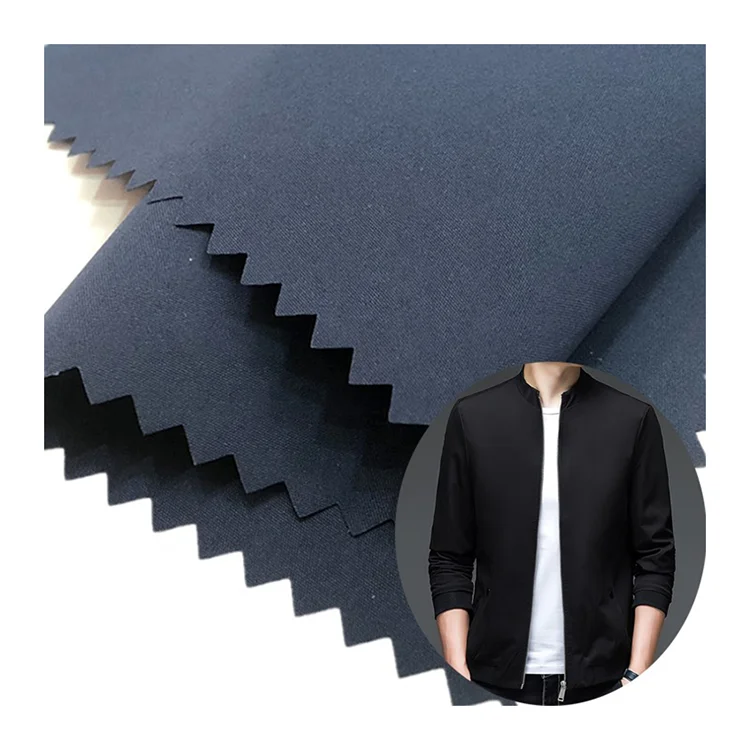 Customized 170T 190T 240T 300T 400T 100% Polyester Plain Pongee Fabric for suit coat lining 170T pongee lining fabric