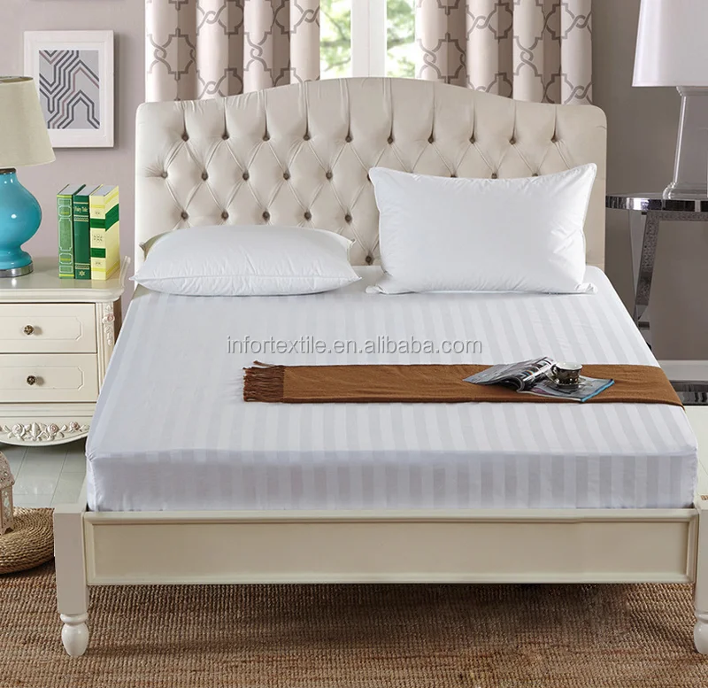 Wholesale Custom 60s Cotton Chain Hotel Bedding Set 100% Fabric Soft Quilts Twin Size For Hotel Lines Bed Linens