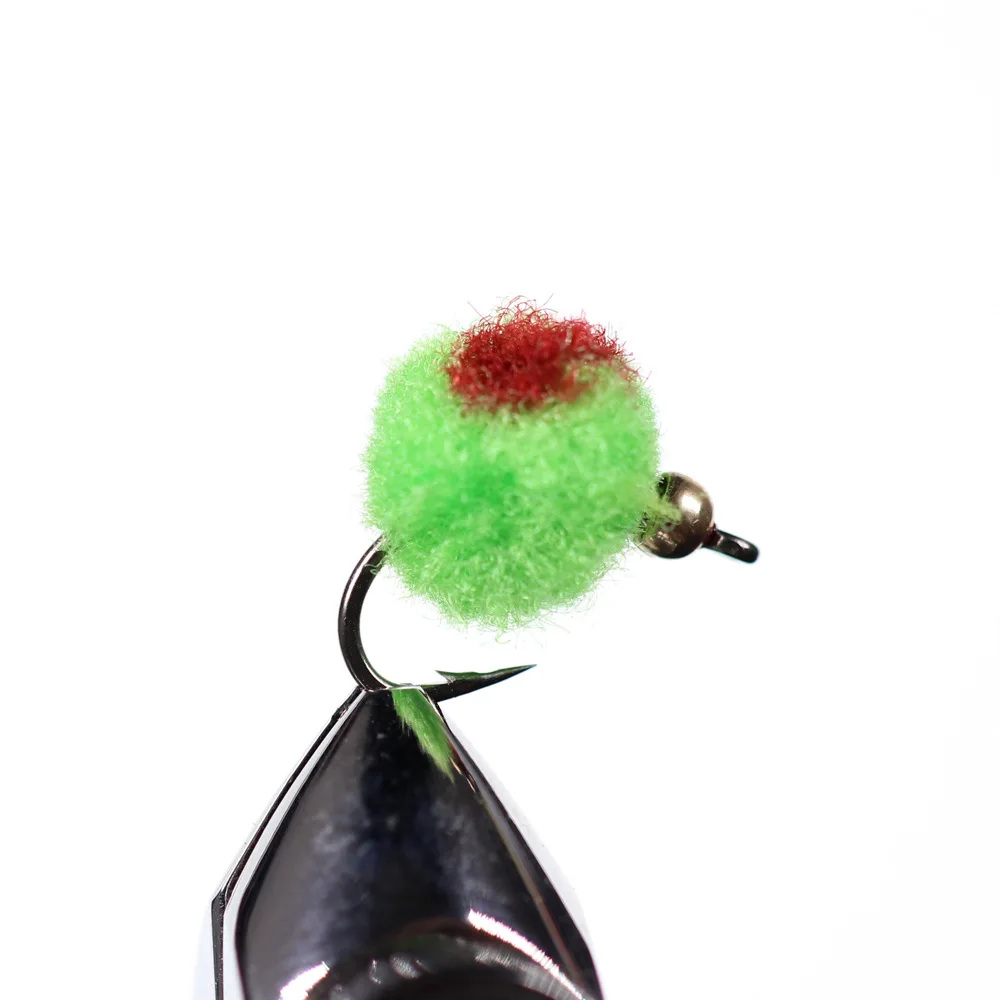 Wholesale Fly Brass Beadhead Salmon Eggs Trout Lure Flying Hooks