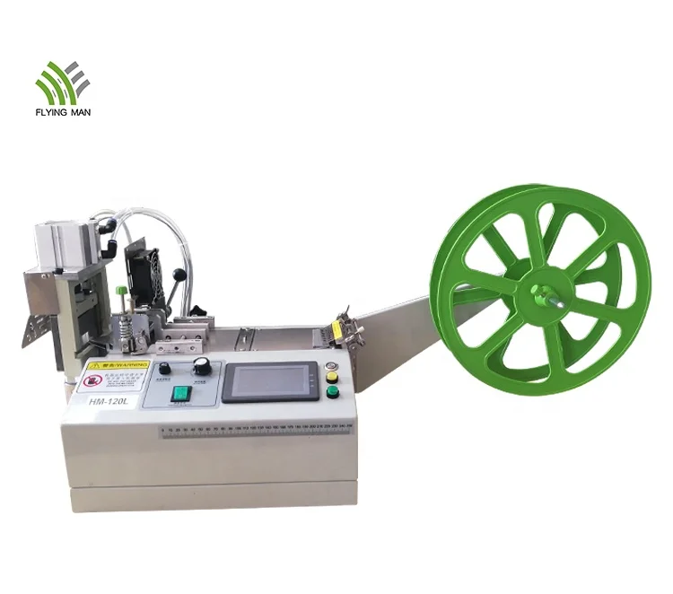 Multi-Angle Ribbon Cutting Machine Elastic Band Cold and Hot Cutting Machine Magic Tape Edge Sealing Machine