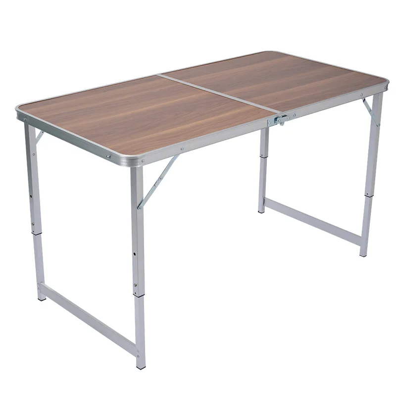 Custom Camping Portable Suitcase Table Adjustable Height Folding Table with Handle Outdoor and Indoor