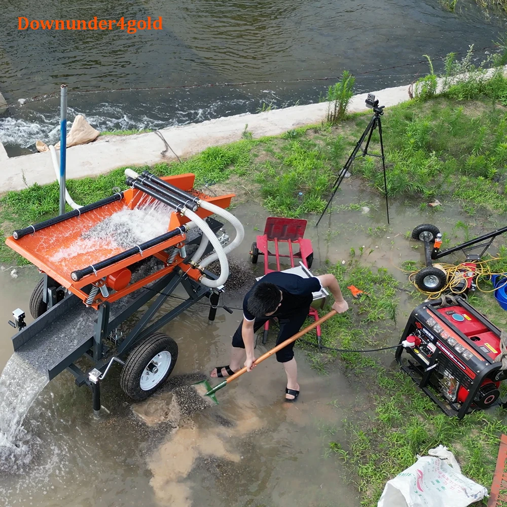 3-5 TPH Gold recovery mini wash plant