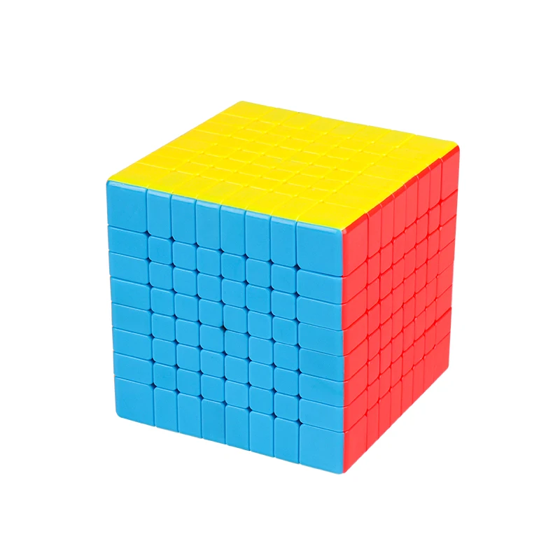 Speed educational intelligence adult play smooth Classroom MoYu Meilong 8x8 Cubing Stickerelss magic Cube