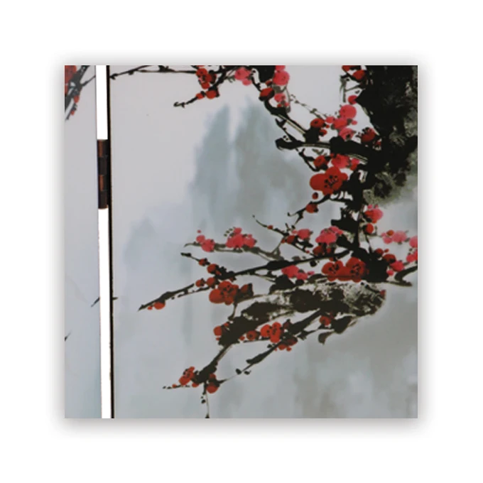 Chinese classical screen decoration, Plum orchid, bamboo and chrysanthemum pattern, suit