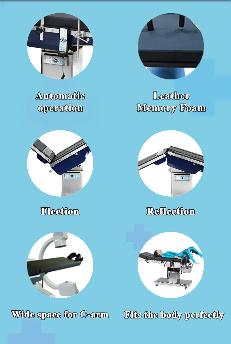 Electric Carton Fiber Board Orthopedic Operation Table Electric-hydraulic Operating Surgical Bed for C-arm