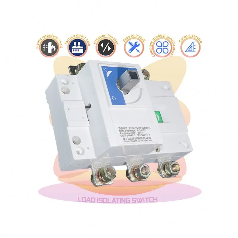 Isolating Switch  Disconnected Switch 63A Isolator Switch For Industrial Application