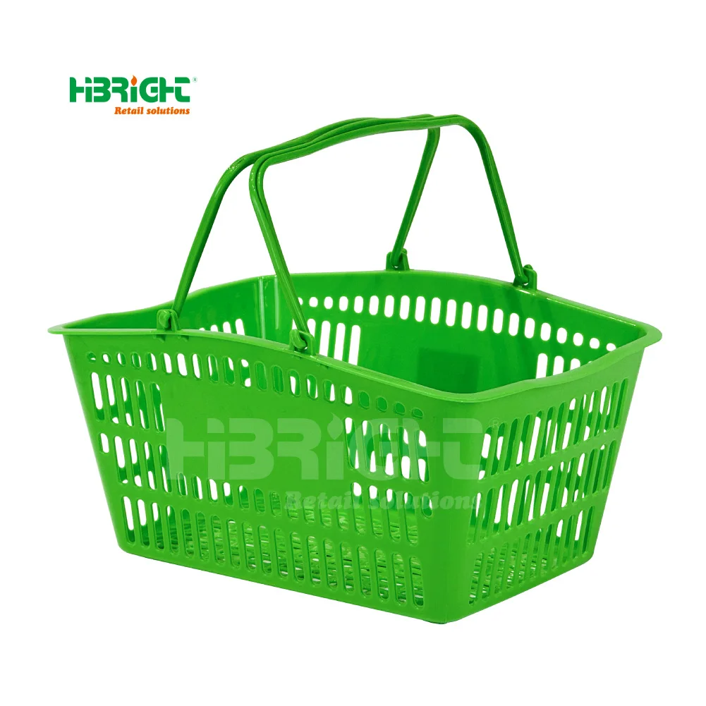 Eco-Friendly ISO Certification Market  Basket Supermarket PP Shopping Basket for Convenience