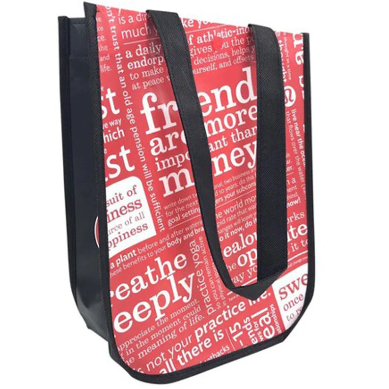 PP Non Woven Shopping Bag with LOGO Recycled Laminated Lulu lemon Tote Bag Non Woven Bag