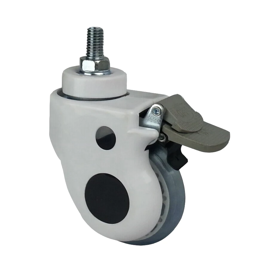 DLPO tpr бесшумный Прочный 5 6 дюймов медицинский вращающийся верстак колесико для больничного оборудования