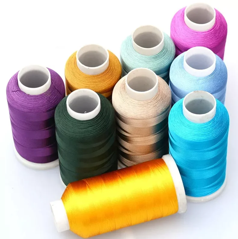 customizable colors size 120d/2 5000meters 100 polyester machine embroidery thread