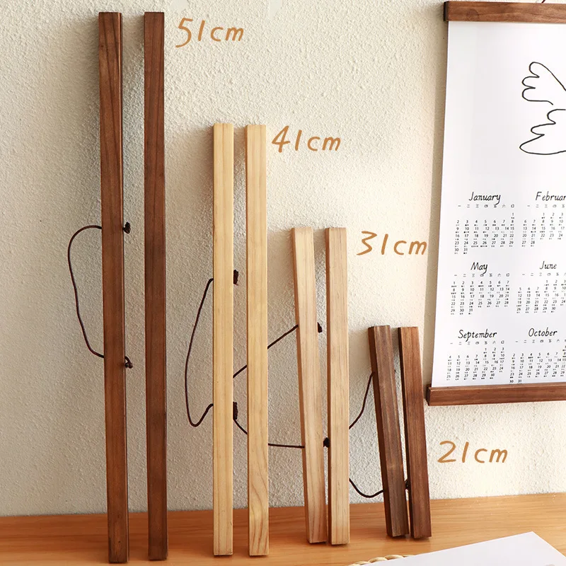Wholesales Factory Price MDF Wooden Solid Wood A3 A4 Magnetic Poster Hanger Canvas Artwork Print Picture Frame Timber Wall Decor