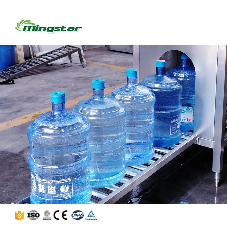 Liquid Packaging Machine Bottling Plants For 5 Gallon Big Barrels With Automatic 20 Liter Water Bottle Production Filling Line