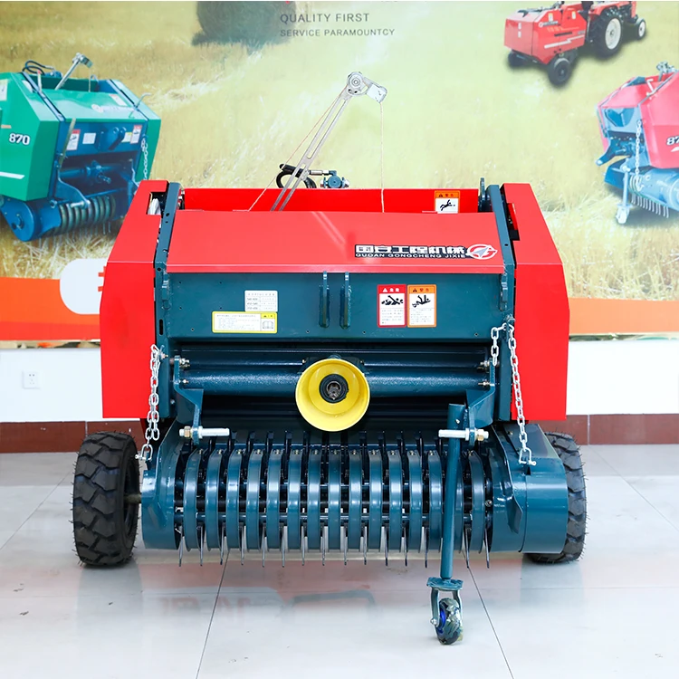 
high-density hay compacto mini round baler Tractor mounted PTO mini round hay straw baler machine 
