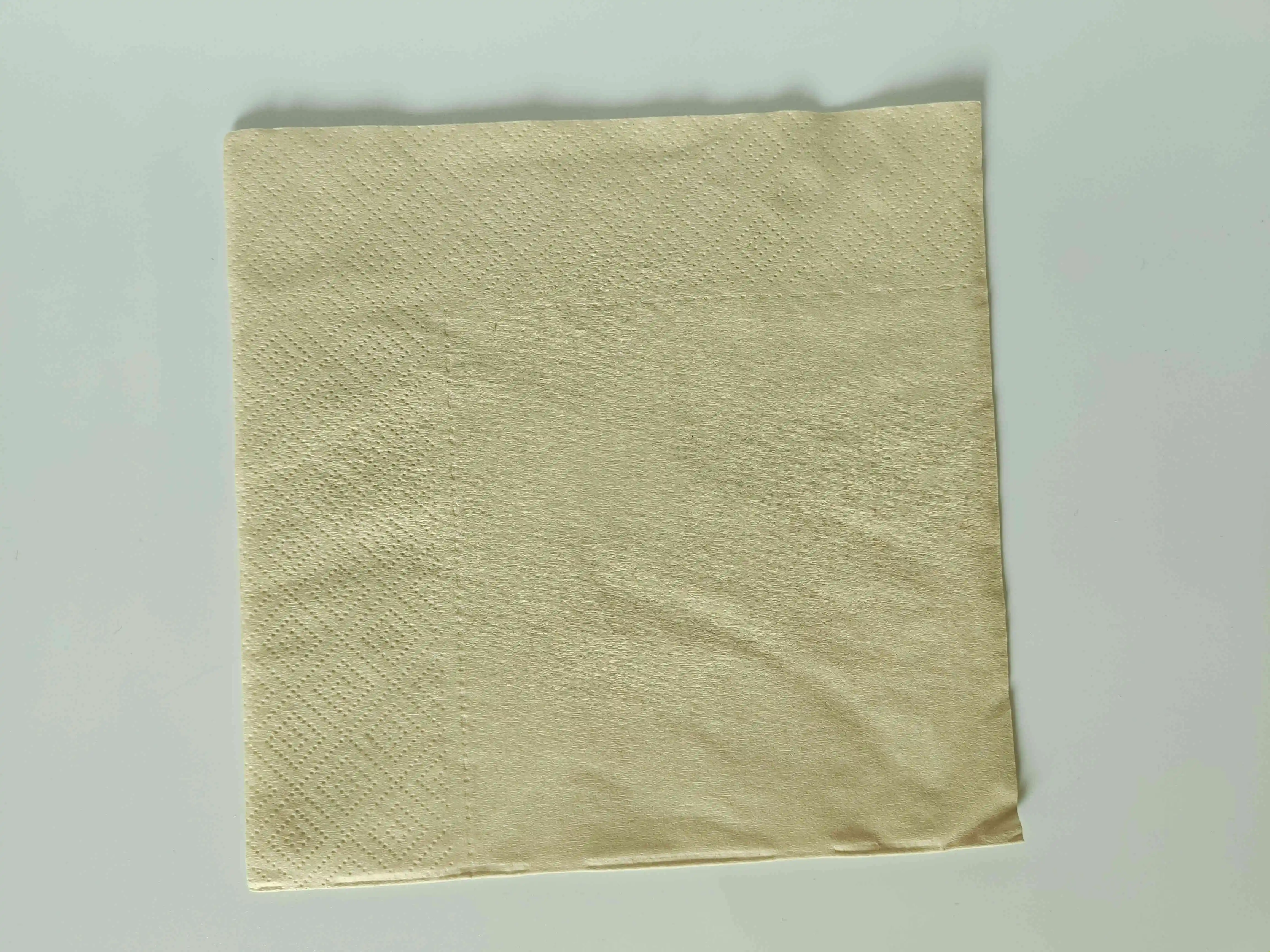 Paper Napkin Unbleached Brown Napkin Table Napkin Factory Direct Sales Can Be Customized Wholesale Price Brown Virgin Wood Pulp