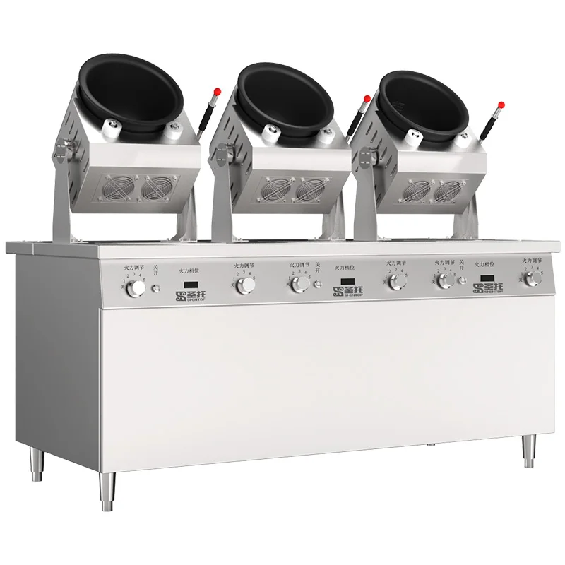 Restaurant Fried Rice Machine Smart Robot Cooker Wok Biryani Gas Automatic Cooking Machine Intelligent Cooking Robot for Hotel