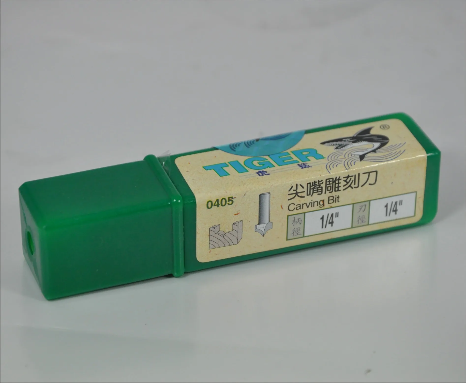 Tiger Shark Milling Cutter for Woodworking 1/2*1-3/4 End Mill Router Bit Carbide Woodworking Tool