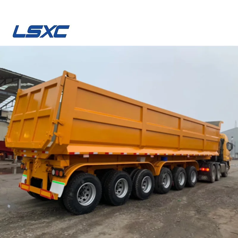 Лидер продаж U-образный передний подъемник 60 тонн 6 осей сверхмощный самосвал