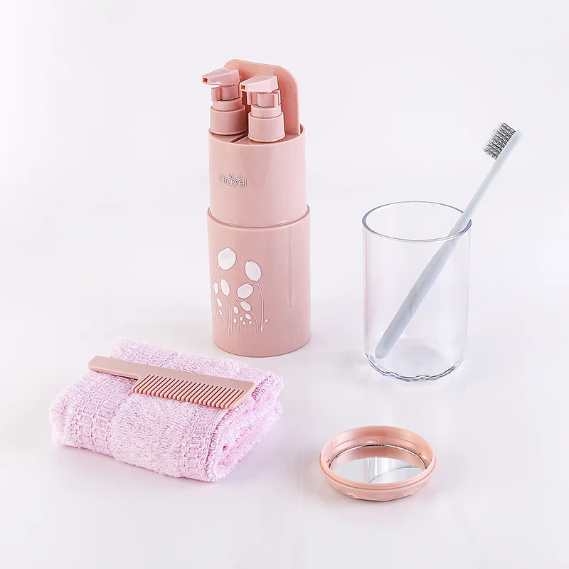 Multifunction mouth mug travel toiletry storage cup set tooth mug plastic washing cup