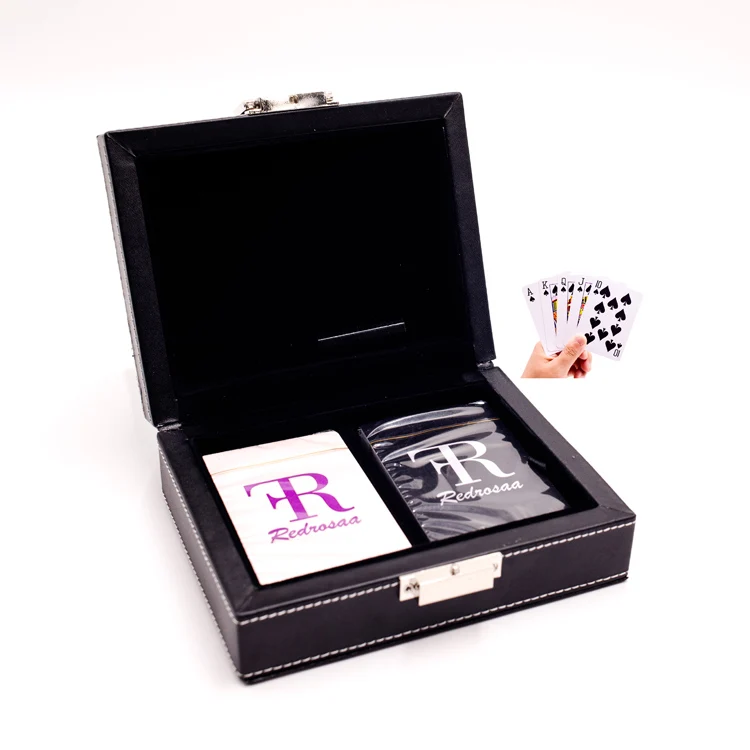 High Quality Leather Case /pouch /box / bag / holder For Playing Card