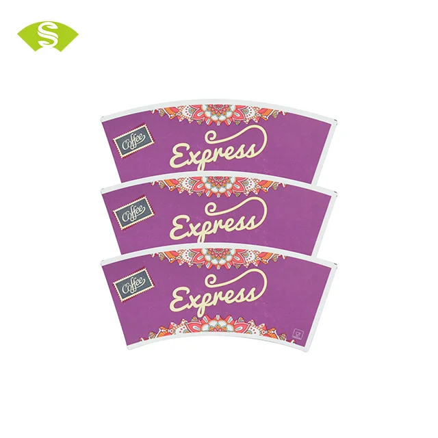 eco-friendly biodegradable pla coated paper cup fan supplier