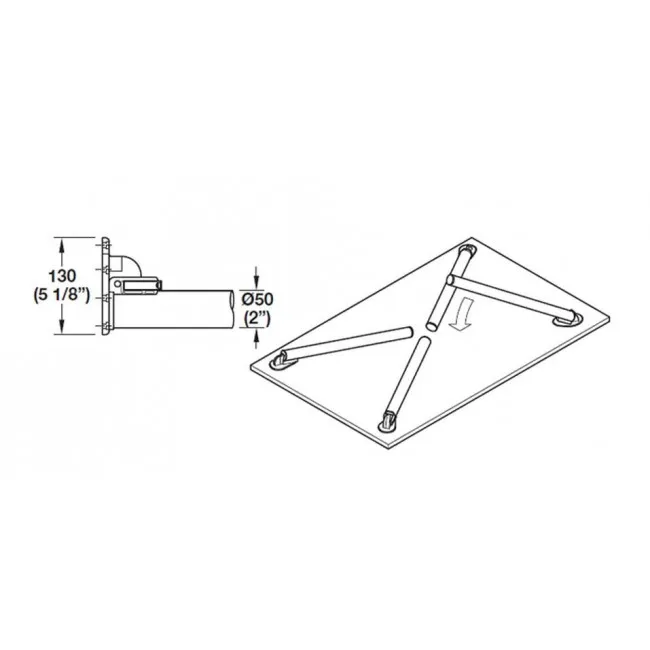 Wholesale Heavy Duty Hardware Easy Install Folding Legs Dining Table Extendable Folding Table Legs Hardware for Workbench